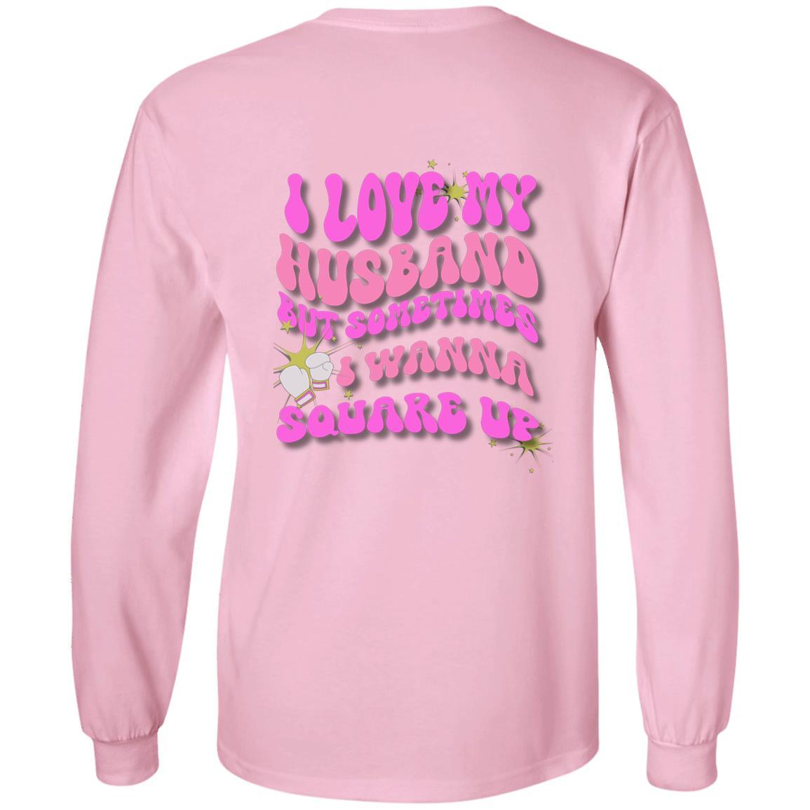 #1 Seller- I Love My Husband-Square Up | Hoodie|Long Sleeve - iheartgiftcart