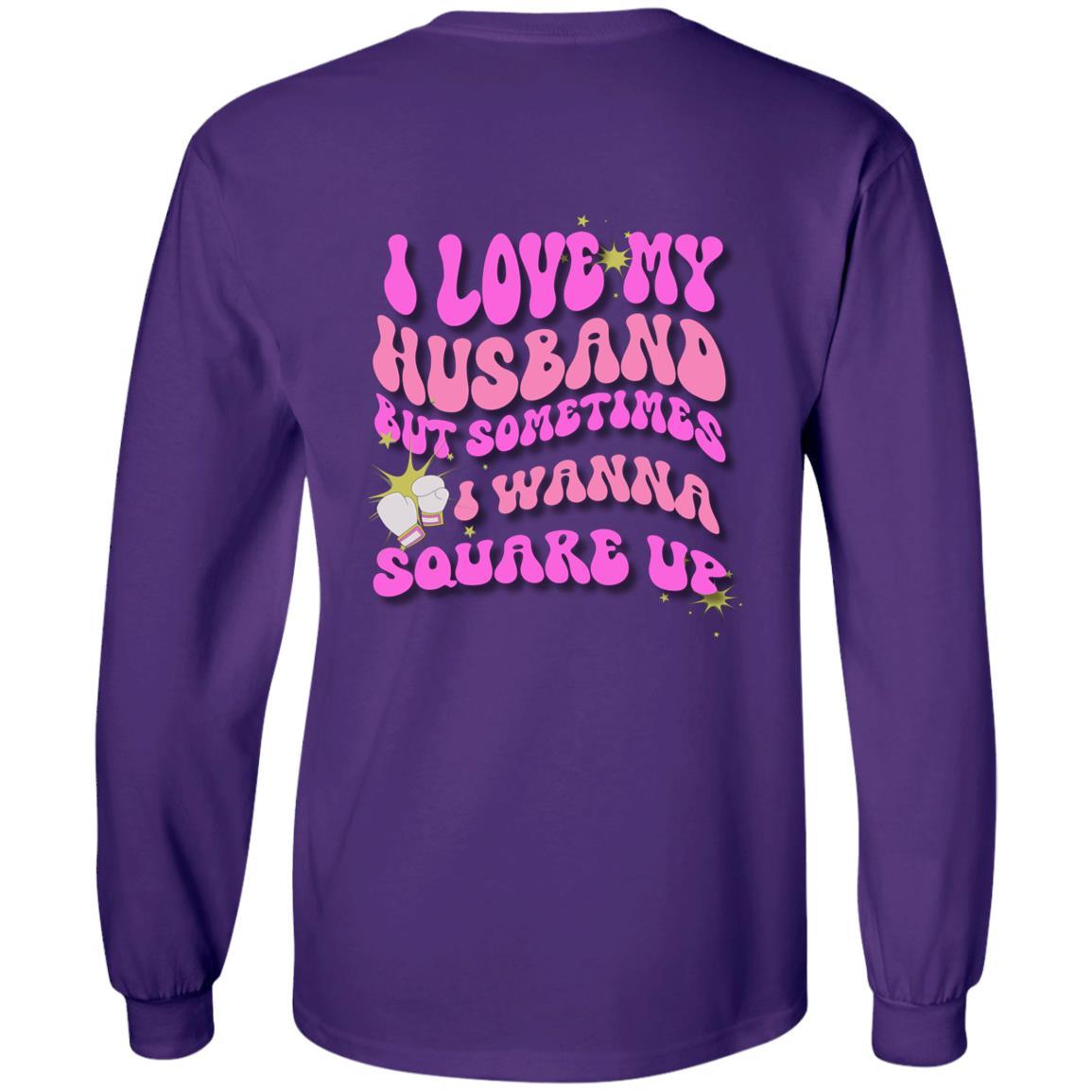 #1 Seller- I Love My Husband-Square Up | Hoodie|Long Sleeve - iheartgiftcart