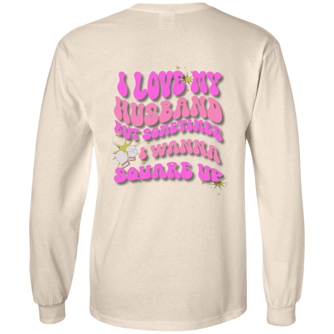 #1 Seller- I Love My Husband-Square Up | Hoodie|Long Sleeve - iheartgiftcart