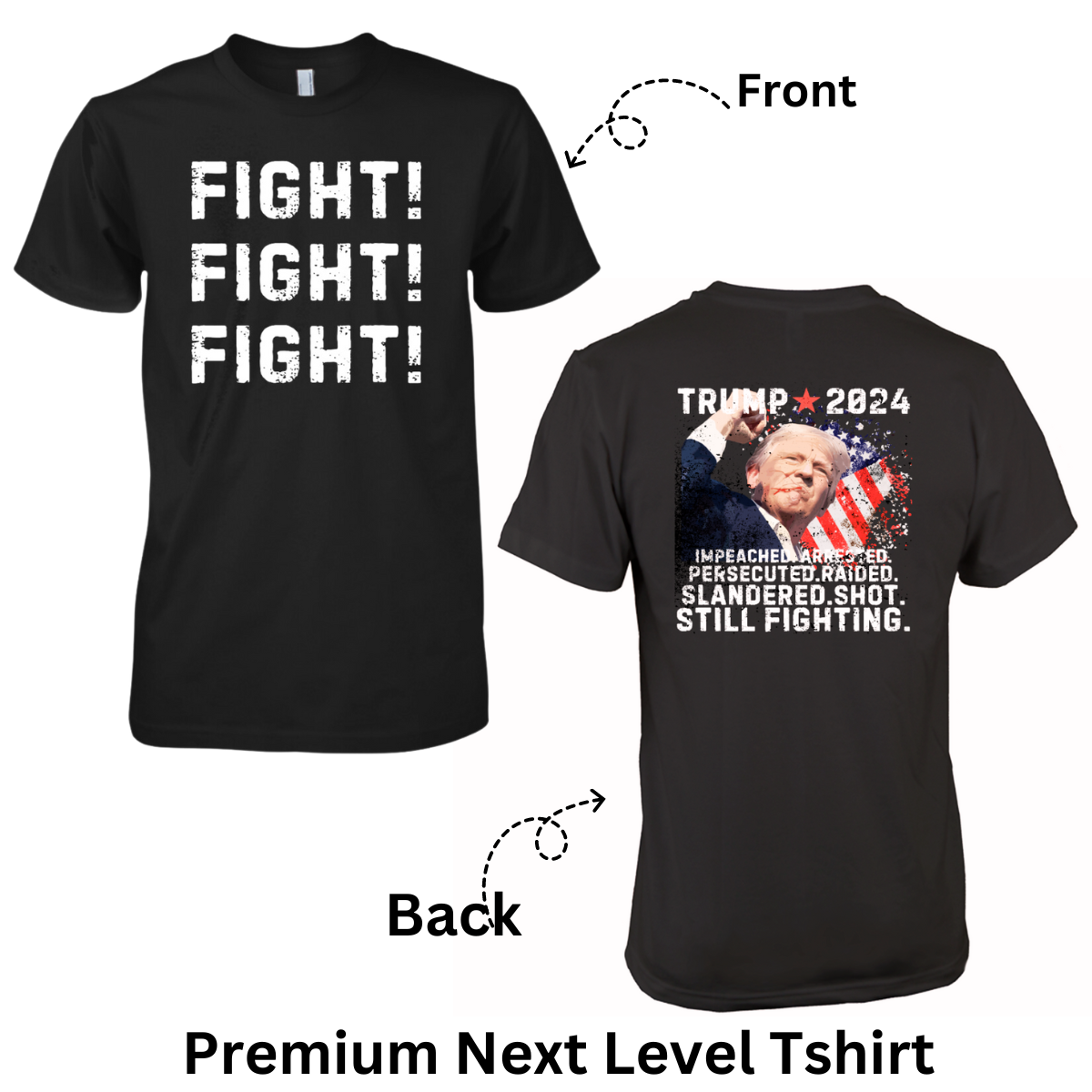 Trump Fight For America Shirt  Trump shot Trump For President 2024 Shirt Trump Usa Shirt Trumpshirt Unisex