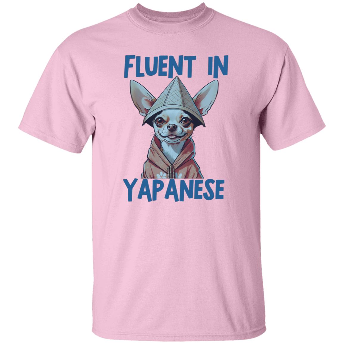 Fluent In Yapanese Unisex Meme Tshirt, Funny Chihuahua Vintage Pet Lovers Shirt