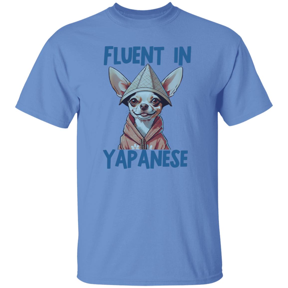 Fluent In Yapanese Unisex Meme Tshirt, Funny Chihuahua Vintage Pet Lovers Shirt