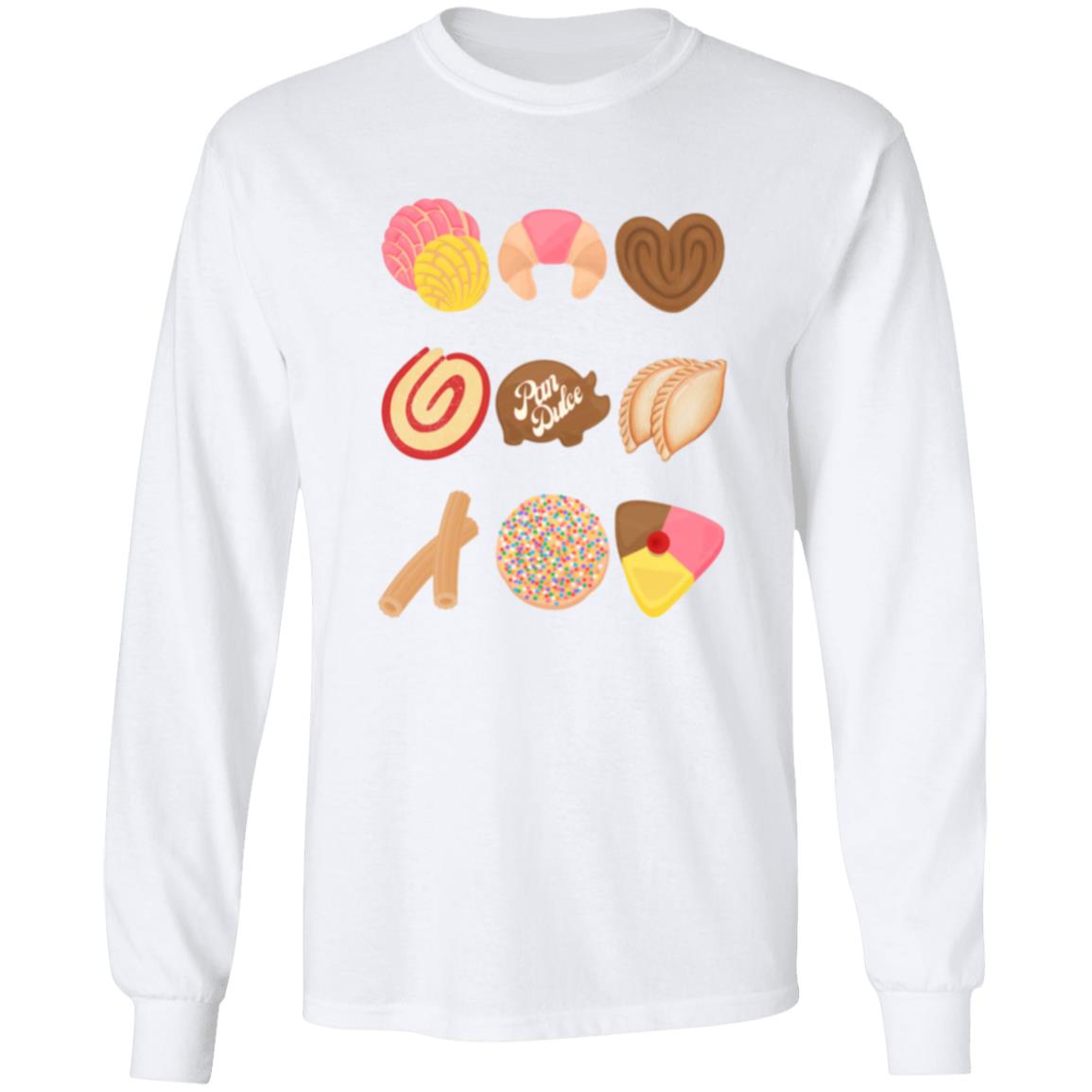 Pan Dulce Mexican Bread Lovers Gift Long Sleeve Crewneck