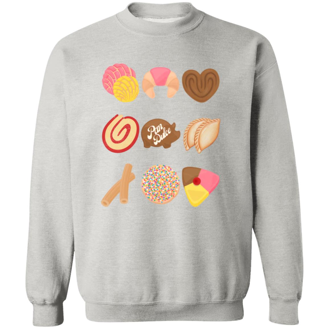 Mexican Bread Lovers Pan Dulce Crewneck Pullover Sweatshirt