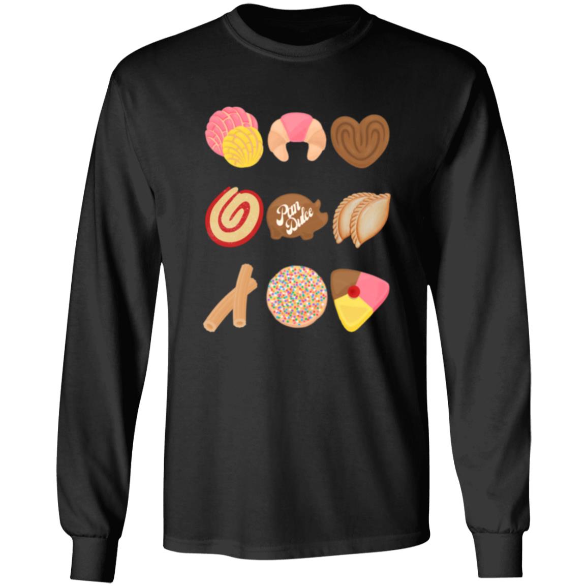 Pan Dulce Mexican Bread Lovers Gift Long Sleeve Crewneck