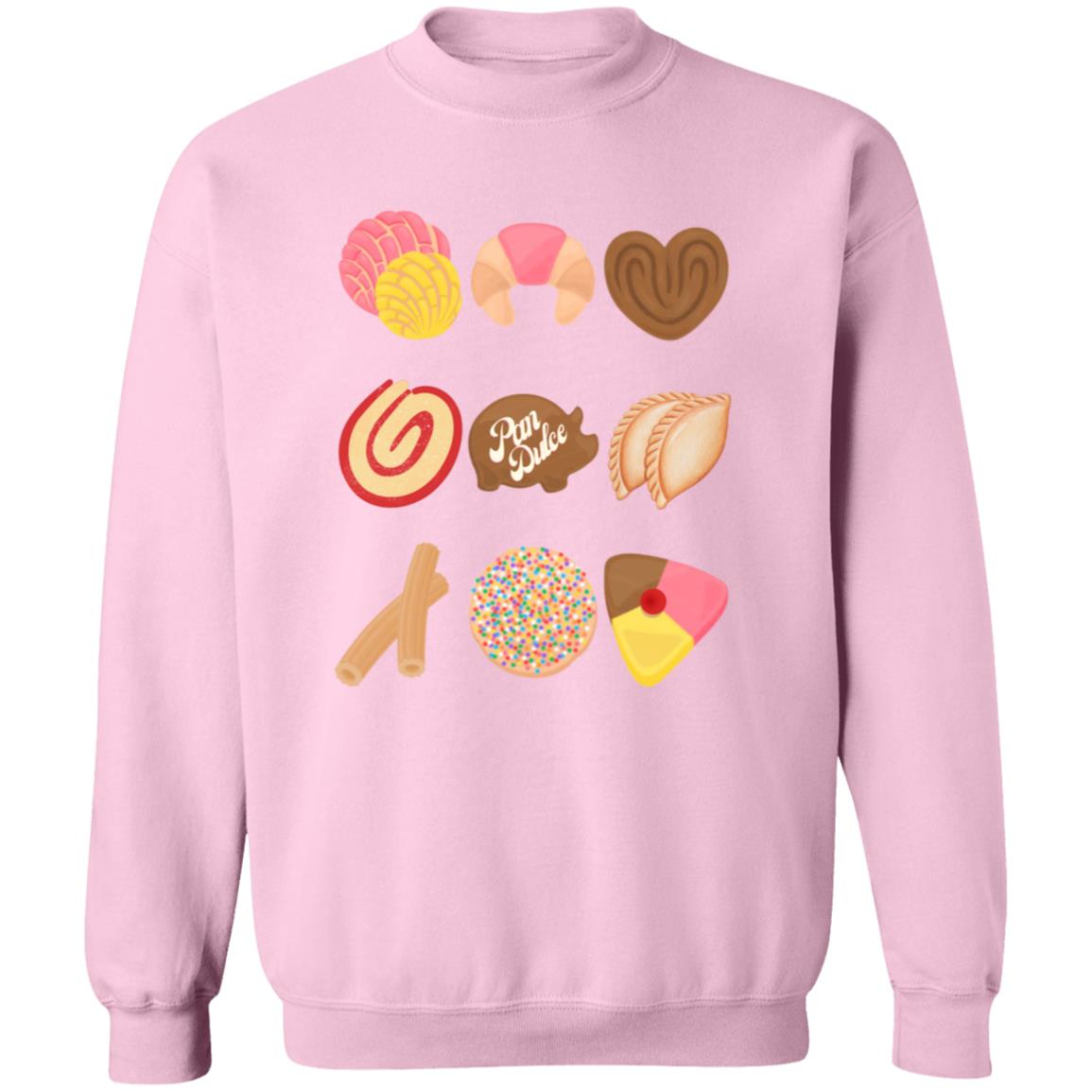 Mexican Bread Lovers Pan Dulce Crewneck Pullover Sweatshirt