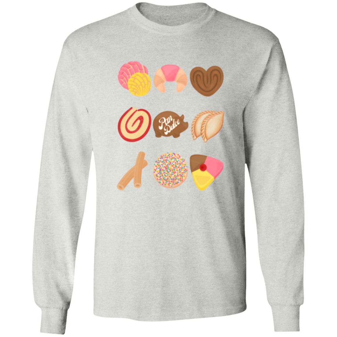 Pan Dulce Mexican Bread Lovers Gift Long Sleeve Crewneck