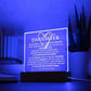 Almost Sold Out) To My Daughter- "Never Forget That I Love You" Keepsake with Nightlight LED option - iheartgiftcart