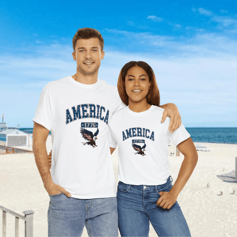 American Eagle Patriot -Unisex T-Shirt - iheartgiftcart