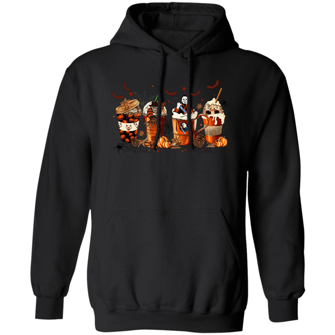 Fall Horror Latté Collection| Hoodie| Long Sleeve| Crewneck pullover| T-Shirt - iheartgiftcart