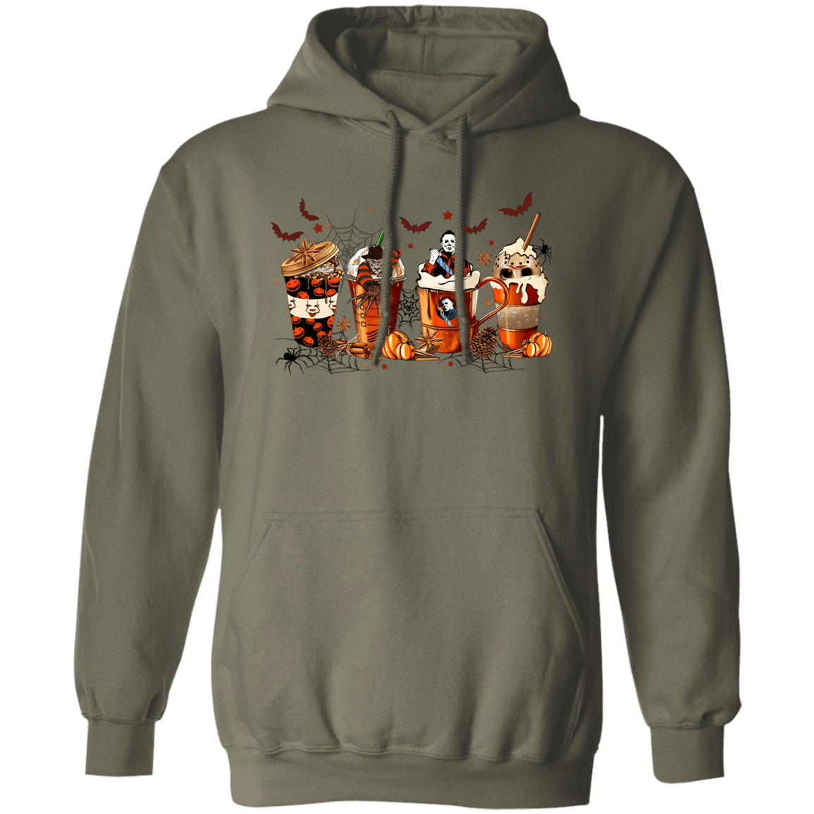 Fall Horror Latté Collection| Hoodie| Long Sleeve| Crewneck pullover| T-Shirt - iheartgiftcart