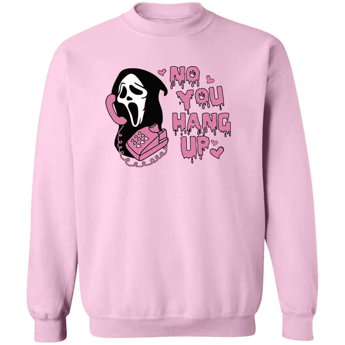 Ghost Face|No You Hang Up|Hoodie|Crewneck|Sweater|Long Sleeve|Halloween Wear - iheartgiftcart