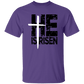 He is Risen White Cross Faith T-Shirt| Adult Unisex - iheartgiftcart