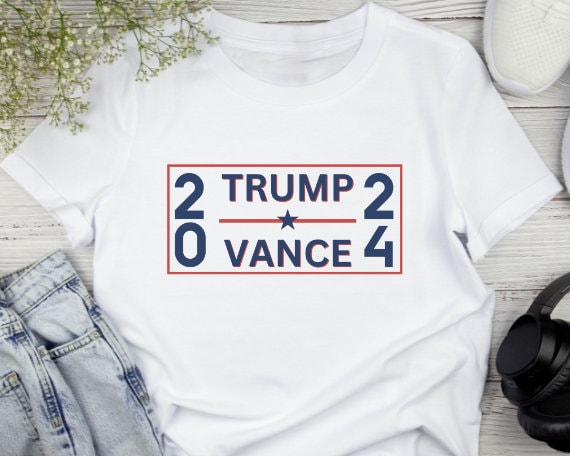 Unisex Trumpshirt 2024 Trump Vance For President Tshirt Make America Great Again Shirt Patriot tshirt Make America Great Again USA Tshirt