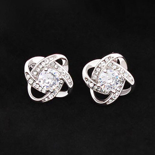 Love Knot Stud Earrings - iheartgiftcart