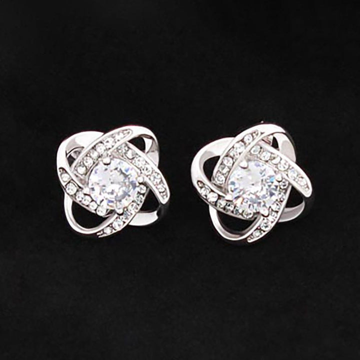 Love Knot Stud Earrings - iheartgiftcart