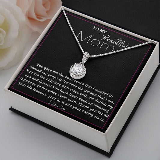 Mom- Eternal Hope Necklace- You Gave Me The Confidence - iheartgiftcart