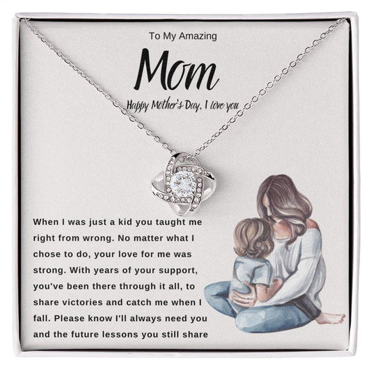 Mom- Happy Mothers Day- Love Knot-Amazing Mom - iheartgiftcart