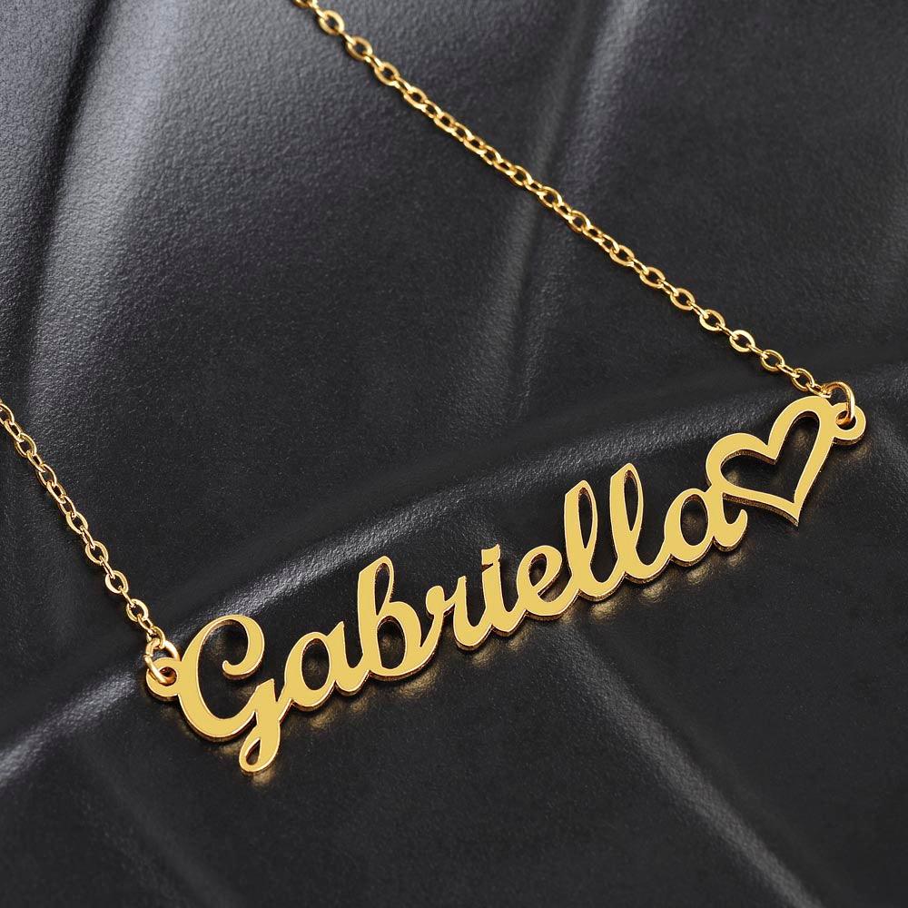 Personalized Name Necklace For Wife| To My Wife, Valentines gift, Anniversary Gift, Marriage, First Date, Proposal - iheartgiftcart