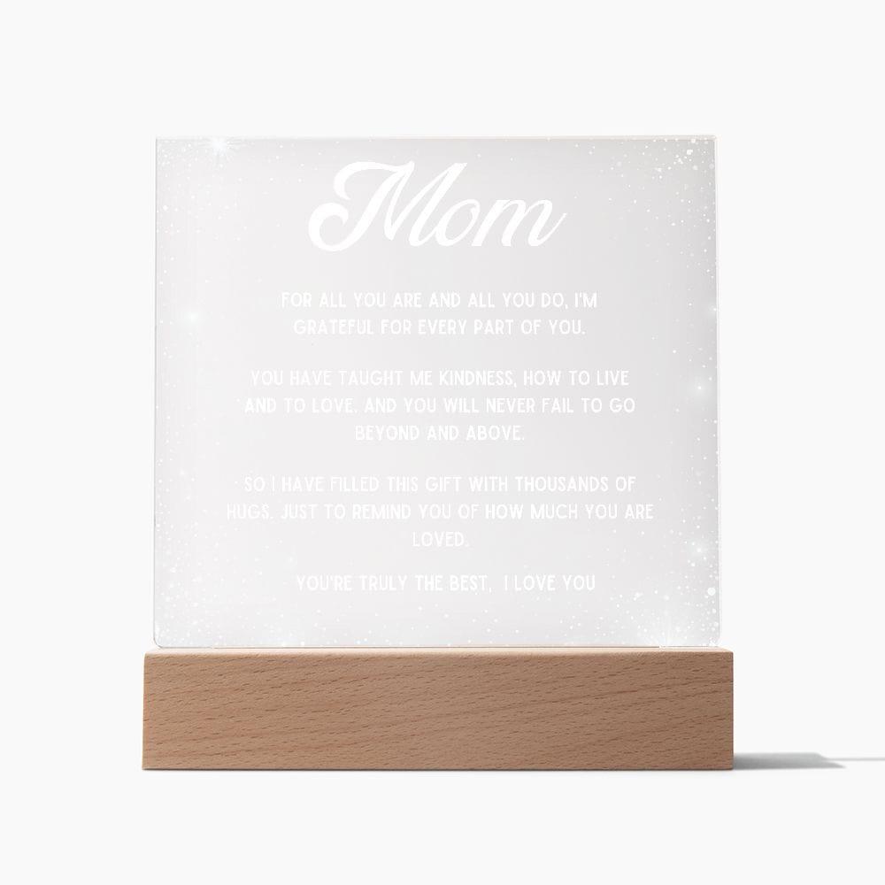 Premium Acrylic Plaque| Mom Gift - iheartgiftcart