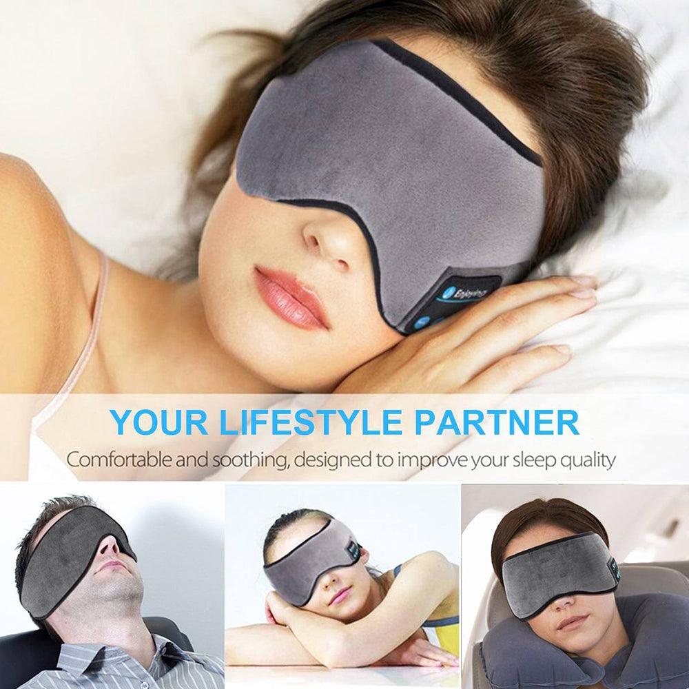 SleepEase+™ Bluetooth Headset, Luxury Travel & Blackout Sleep Mask - iheartgiftcart