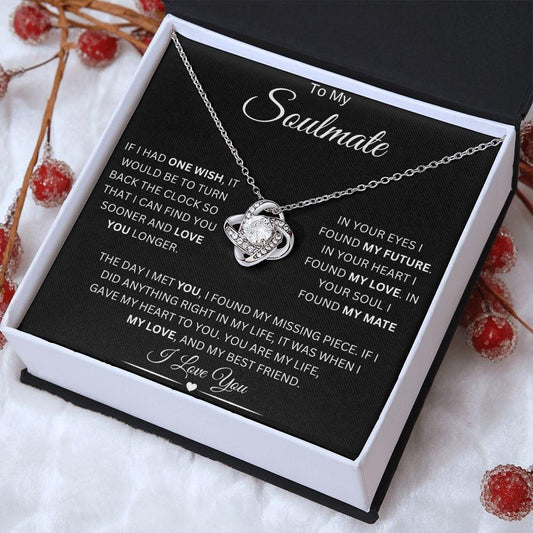 Soulmate-Love Knot Necklace-S-The Day I Met You - iheartgiftcart