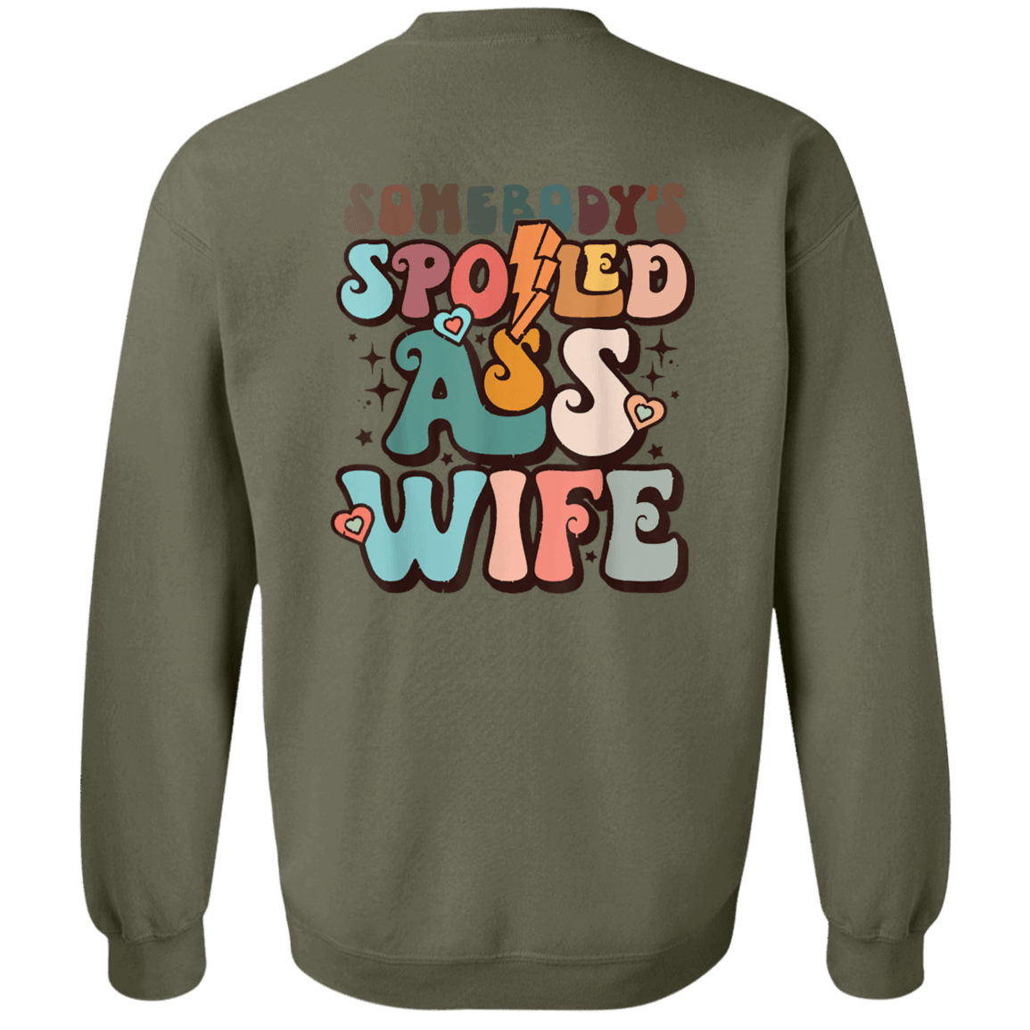 Spoiled Wife|Hoodie| Long Sleeve| T-Shirt| Pullover Sweater - iheartgiftcart