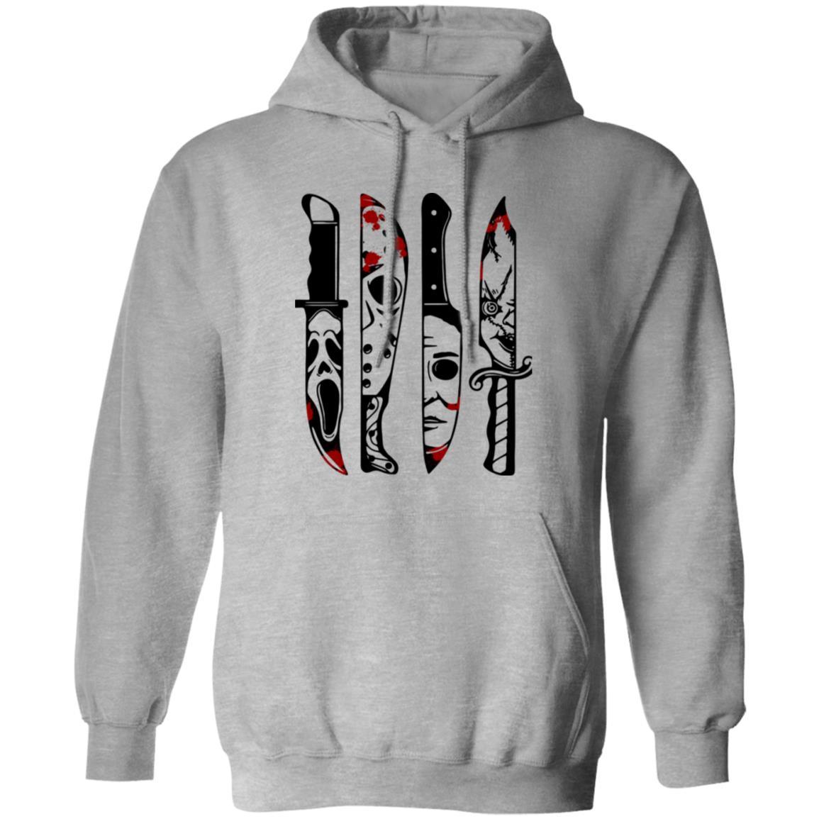 Villain Knives| Hoodie | Long Sleeve| Halloween Thrillers - iheartgiftcart