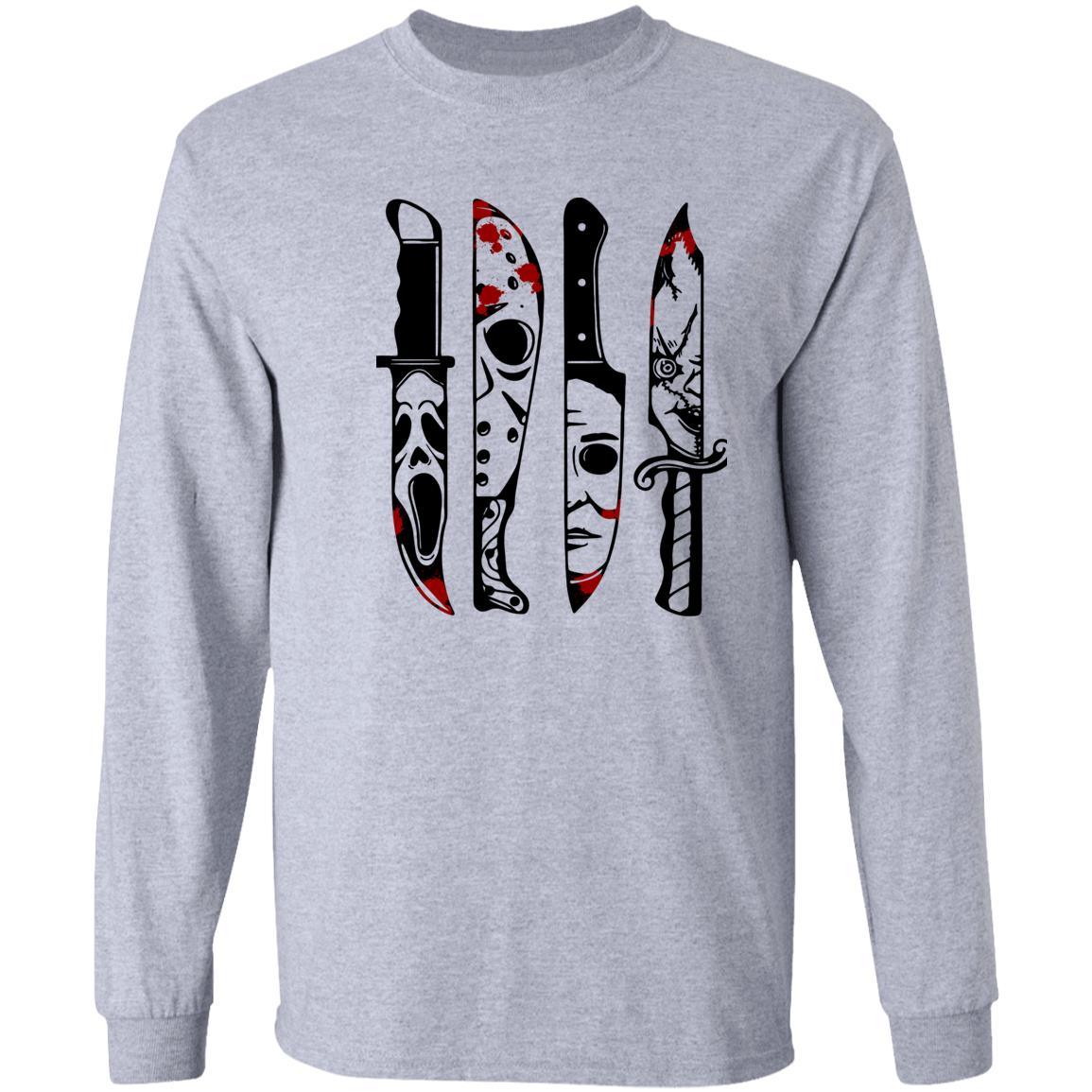 Villain Knives| Hoodie | Long Sleeve| Halloween Thrillers - iheartgiftcart