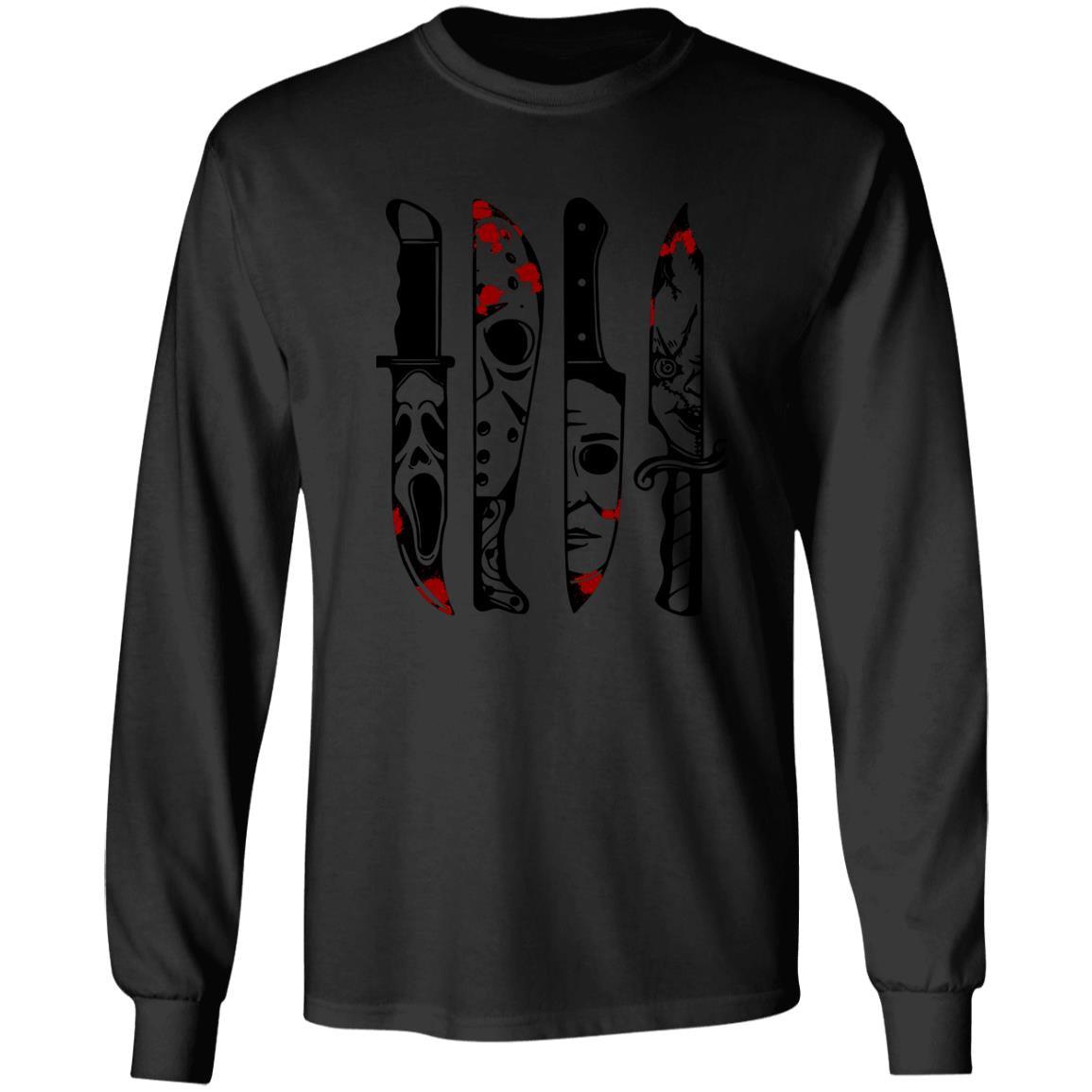 Villain Knives| Hoodie | Long Sleeve| Halloween Thrillers - iheartgiftcart