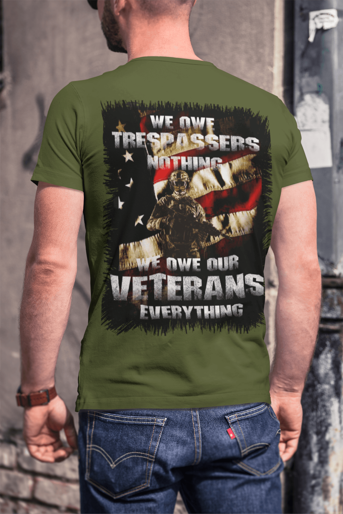 We Owe Veterans Everything - Unisex T-Shirt - iheartgiftcart