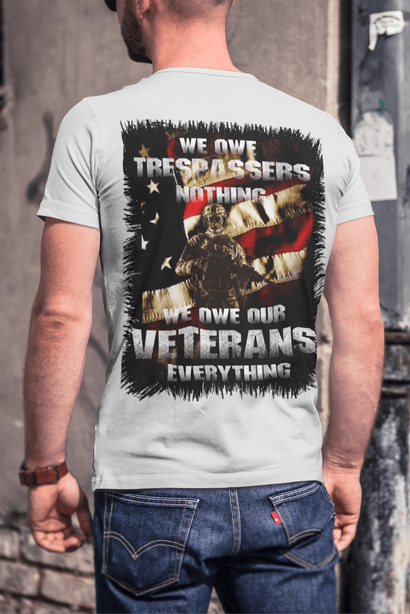 We Owe Veterans Everything - Unisex T-Shirt - iheartgiftcart