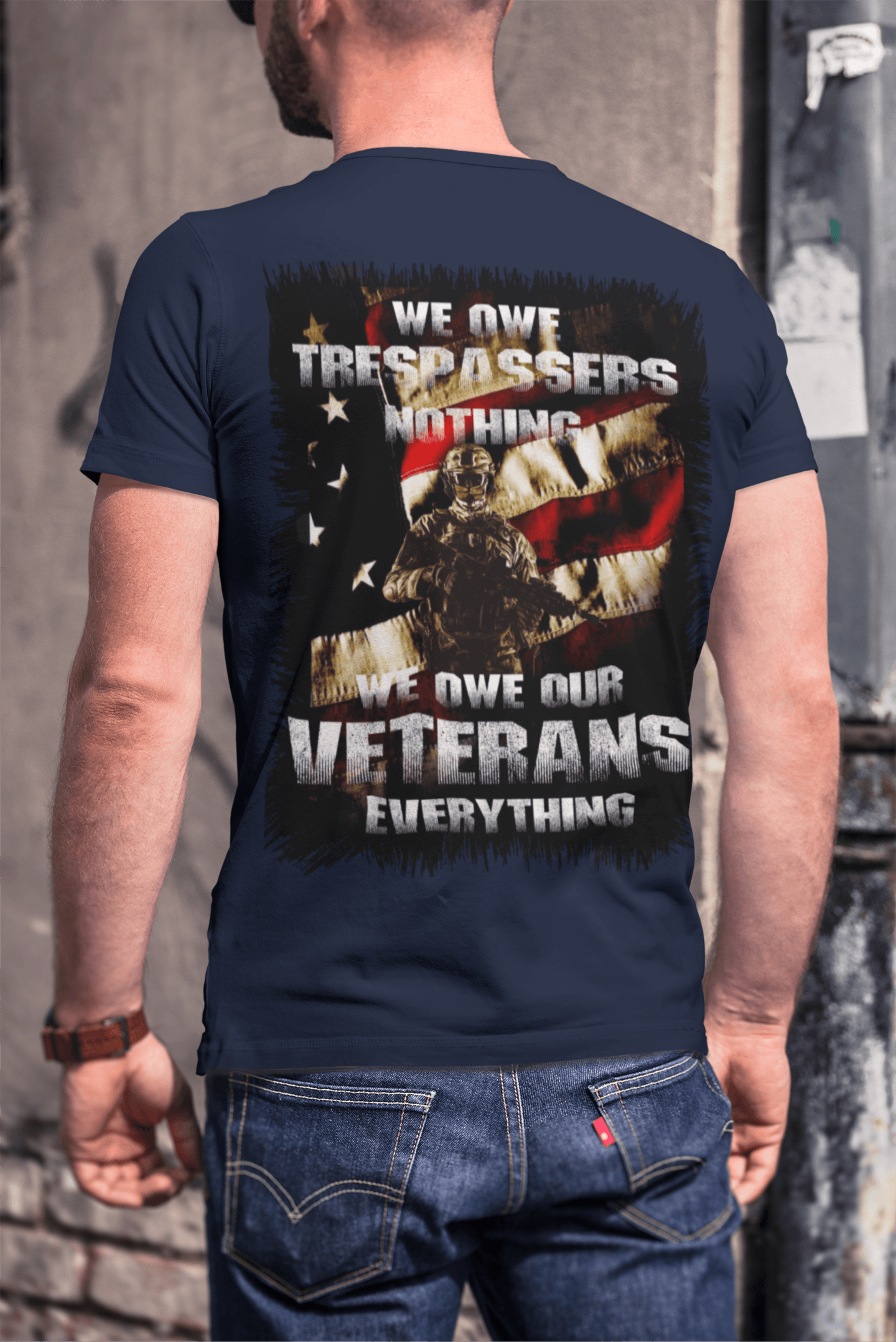 We Owe Veterans Everything - Unisex T-Shirt - iheartgiftcart