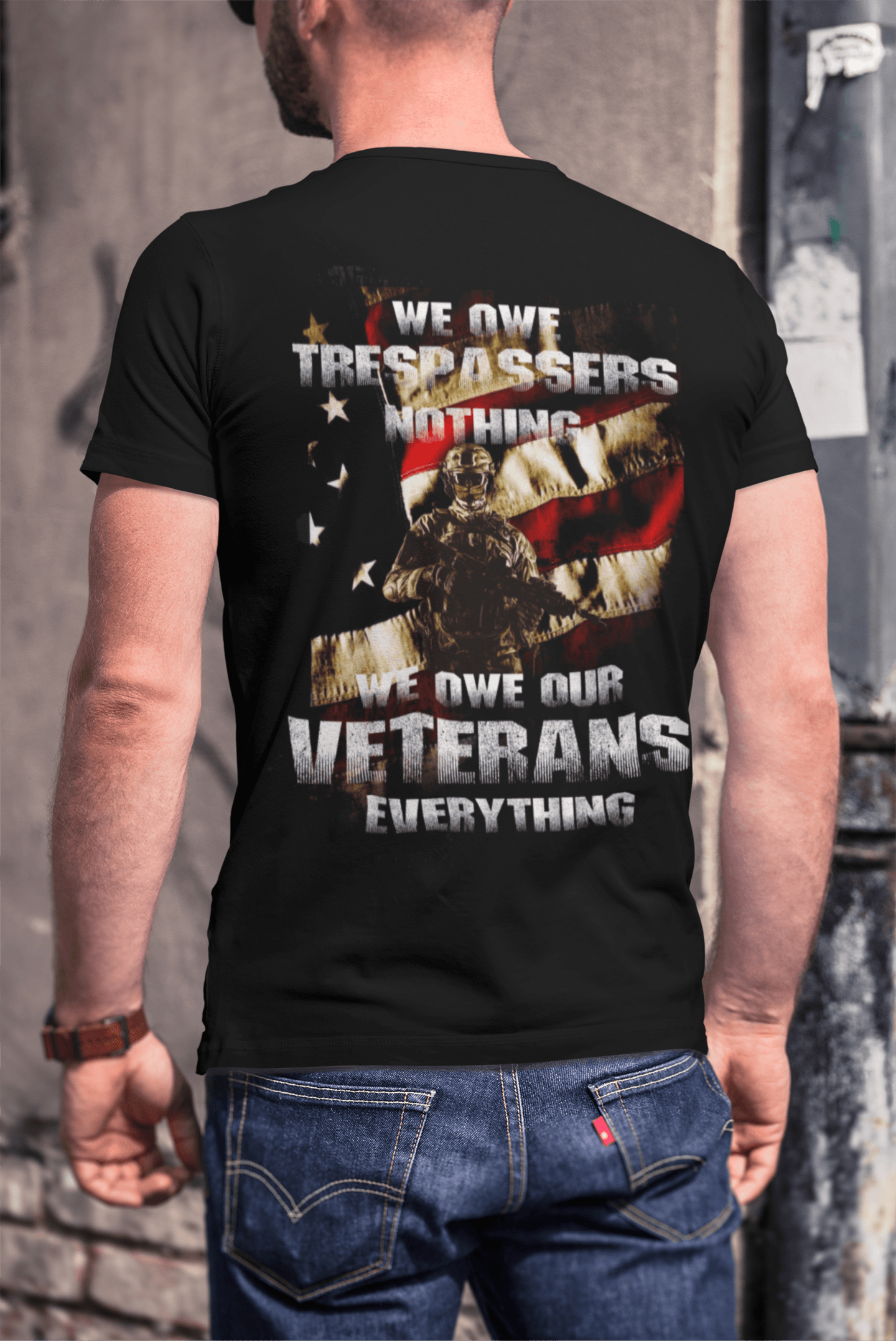 We Owe Veterans Everything - Unisex T-Shirt - iheartgiftcart