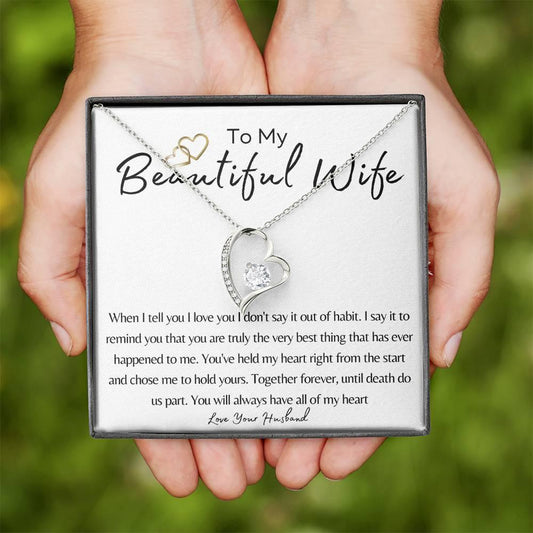 Wife Forever Love| Until Death Do Us Part - iheartgiftcart